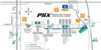 Lotnisko Phoenix mapie