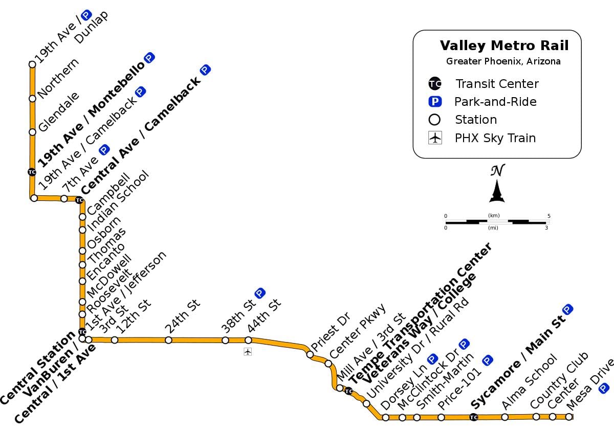 Metra doliny trasę na mapie