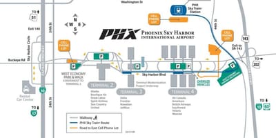Mapę Sky Harbor