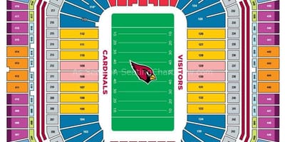 University of Phoenix stadium na mapie