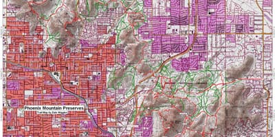 Phoenix góry mapa